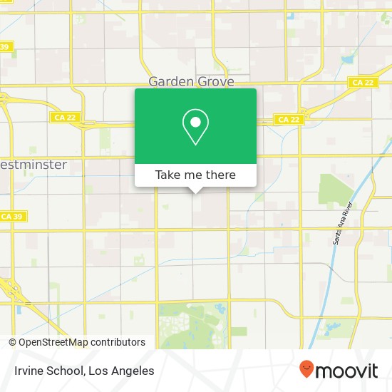 Mapa de Irvine School