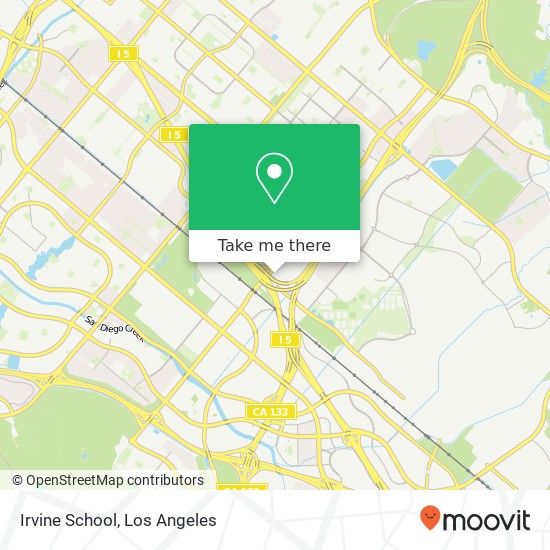 Mapa de Irvine School
