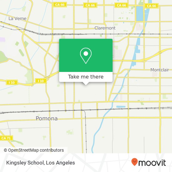 Kingsley School map