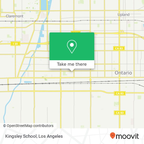 Kingsley School map