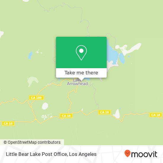 Mapa de Little Bear Lake Post Office