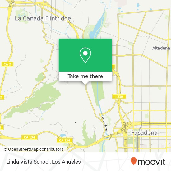 Mapa de Linda Vista School