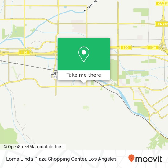 Mapa de Loma Linda Plaza Shopping Center