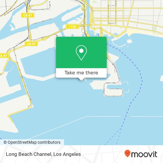 Mapa de Long Beach Channel