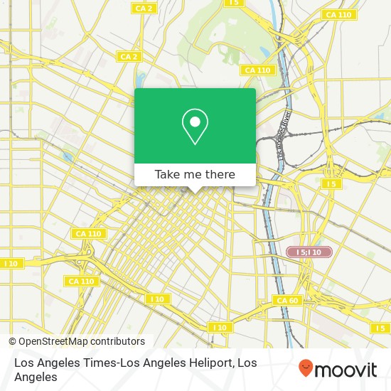 Mapa de Los Angeles Times-Los Angeles Heliport