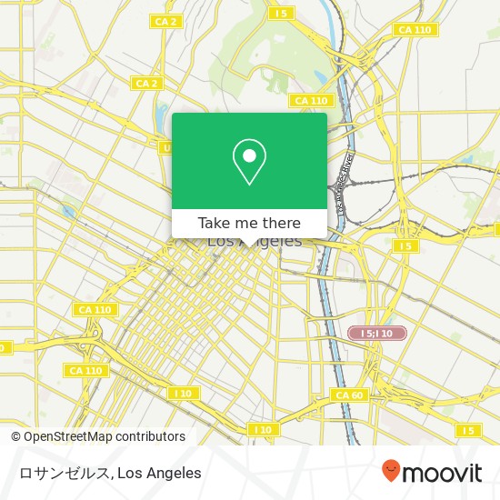 Mapa de ロサンゼルス