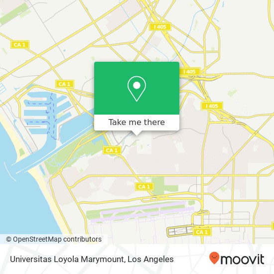 Universitas Loyola Marymount map