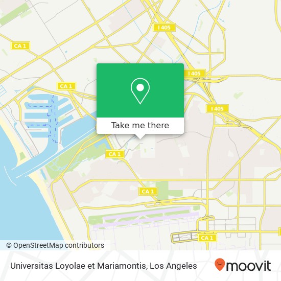 Universitas Loyolae et Mariamontis map