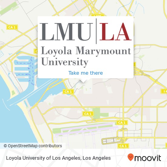 Loyola University of Los Angeles map