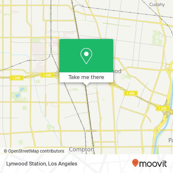 Mapa de Lynwood Station