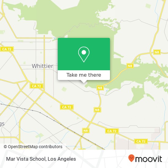 Mar Vista School map