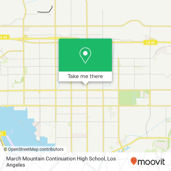 Mapa de March Mountain Continuation High School
