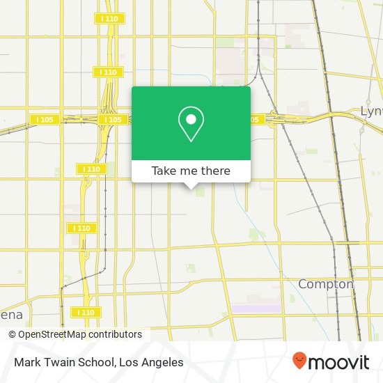 Mapa de Mark Twain School