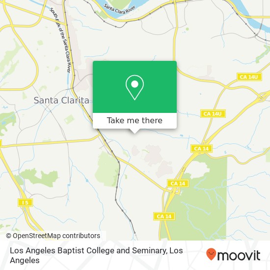 Mapa de Los Angeles Baptist College and Seminary