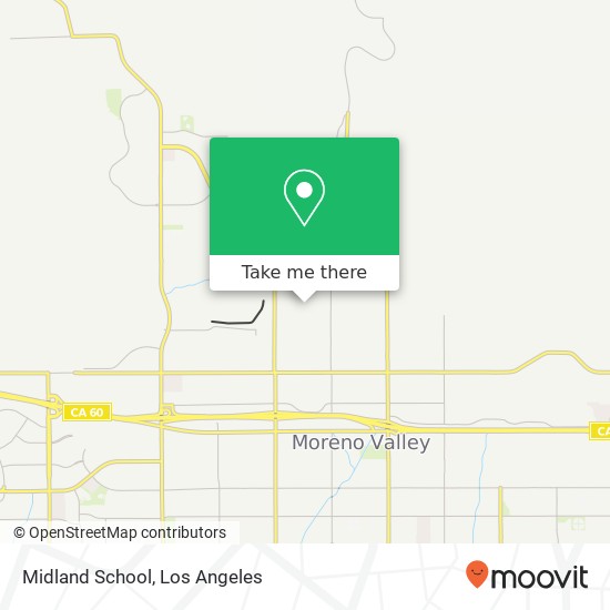 Mapa de Midland School