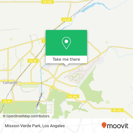 Mission Verde Park map