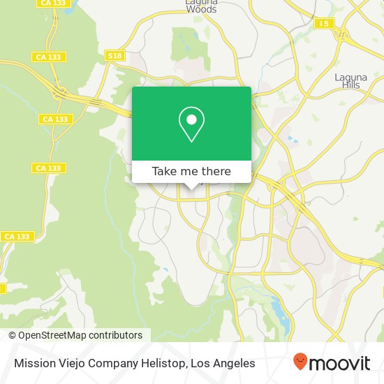 Mission Viejo Company Helistop map