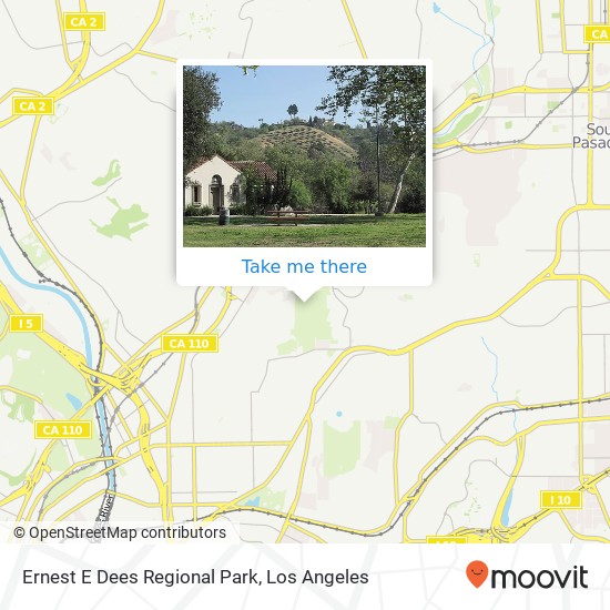 Ernest E Dees Regional Park map