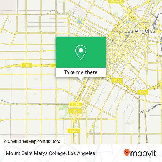 Mapa de Mount Saint Marys College