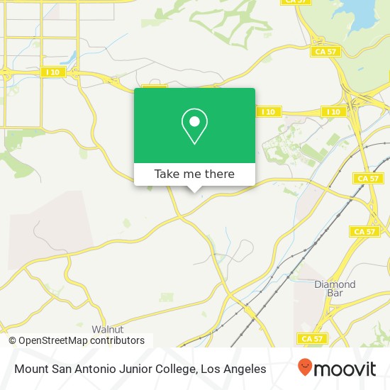 Mount San Antonio Junior College map