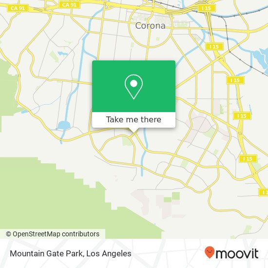 Mountain Gate Park map