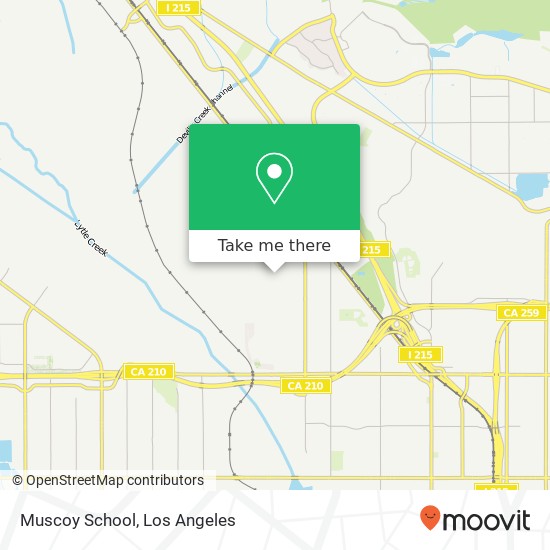 Muscoy School map
