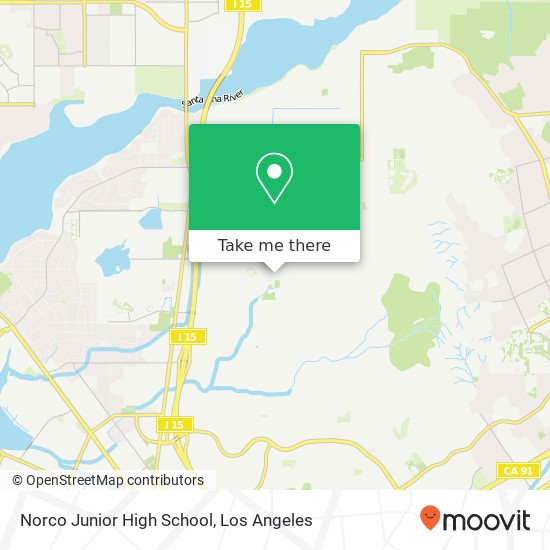Norco Junior High School map