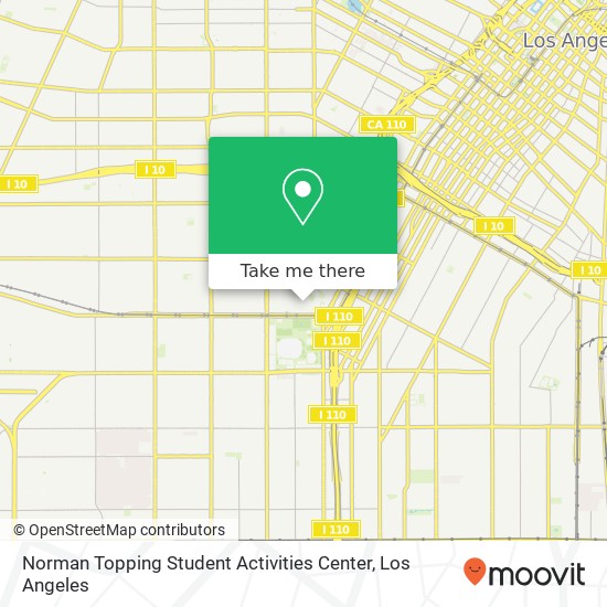 Norman Topping Student Activities Center map