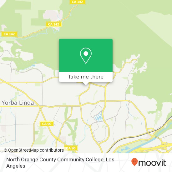 North Orange County Community College map