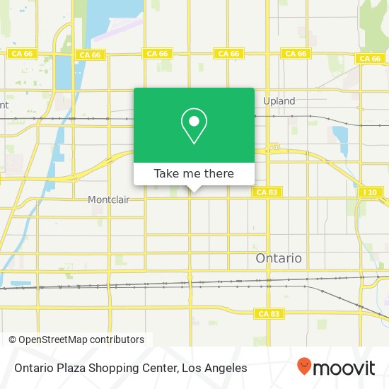 Ontario Plaza Shopping Center map