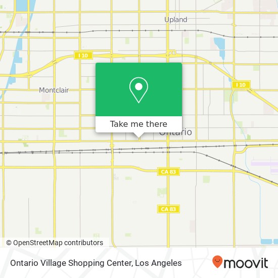 Ontario Village Shopping Center map