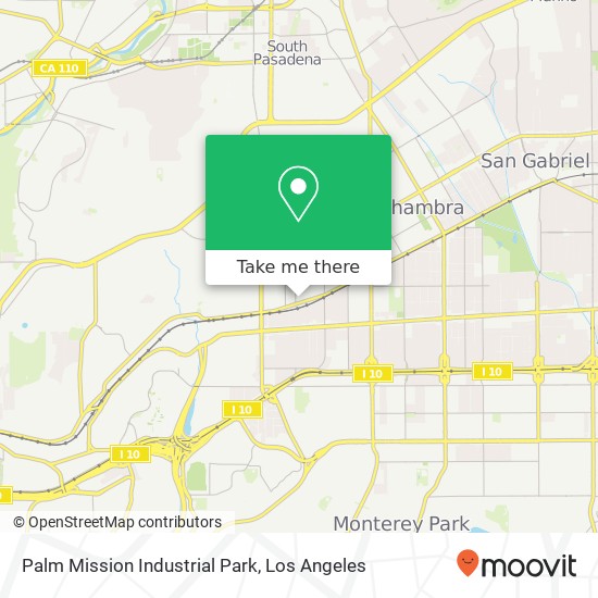 Palm Mission Industrial Park map