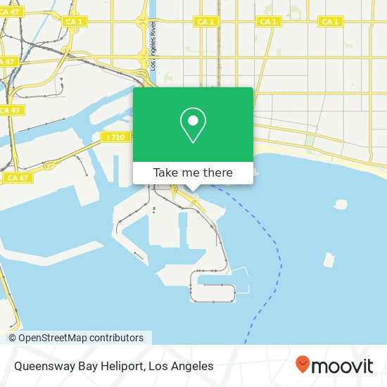 Queensway Bay Heliport map