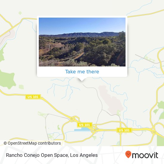 Mapa de Rancho Conejo Open Space