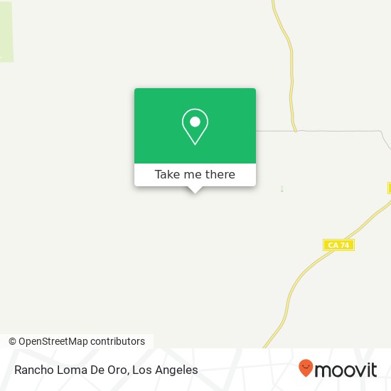 Mapa de Rancho Loma De Oro