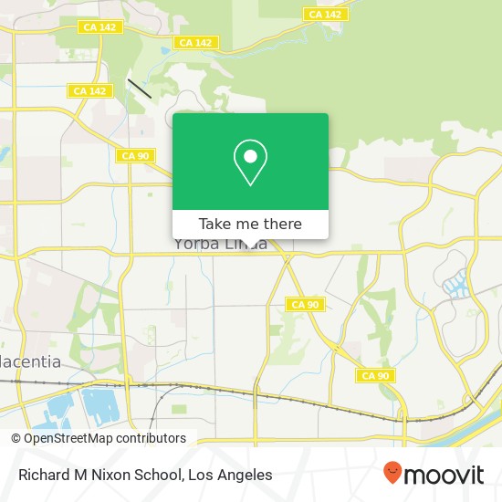 Richard M Nixon School map