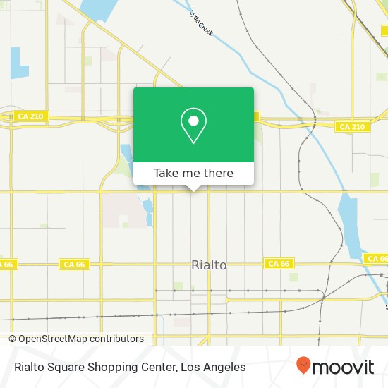 Rialto Square Shopping Center map