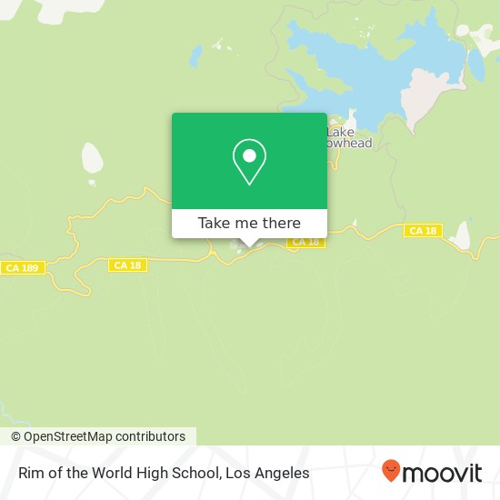 Mapa de Rim of the World High School