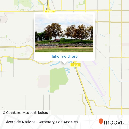 Riverside National Cemetery map