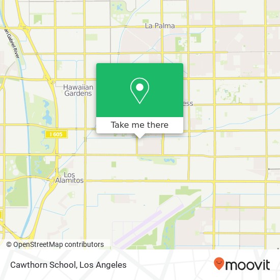 Cawthorn School map