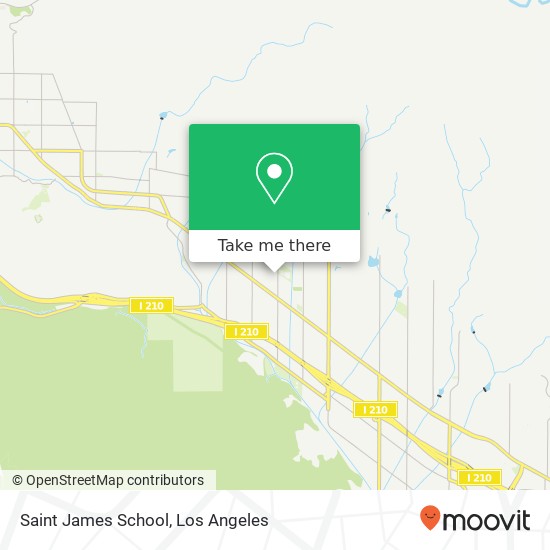 Saint James School map