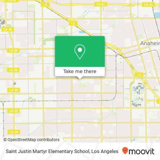 Saint Justin Martyr Elementary School map