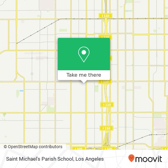 Saint Michael's Parish School map