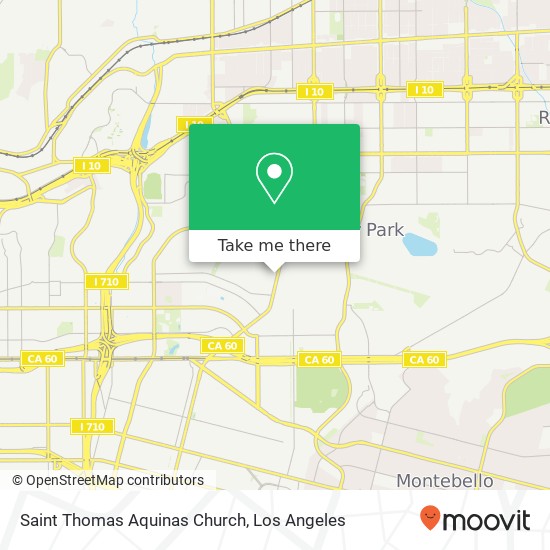 Saint Thomas Aquinas Church map