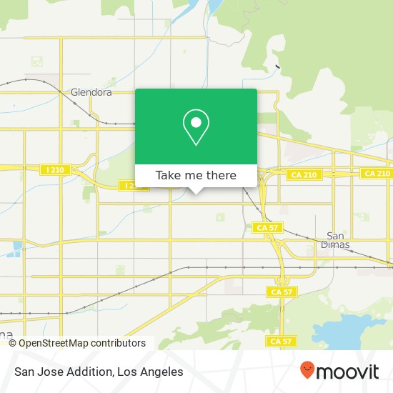 Mapa de San Jose Addition