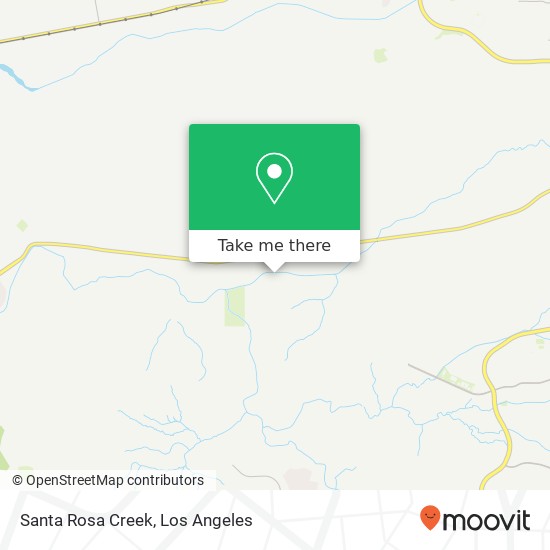 Santa Rosa Creek map