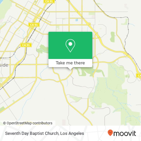 Seventh Day Baptist Church map