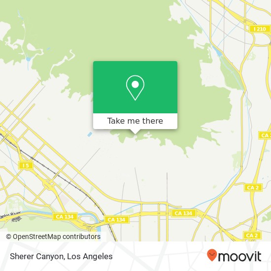 Mapa de Sherer Canyon