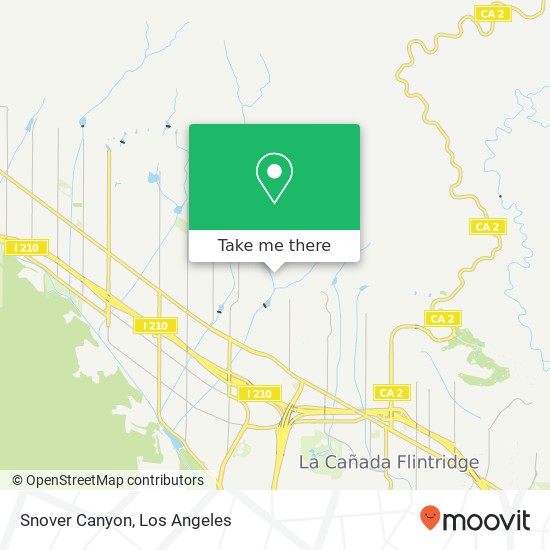 Mapa de Snover Canyon