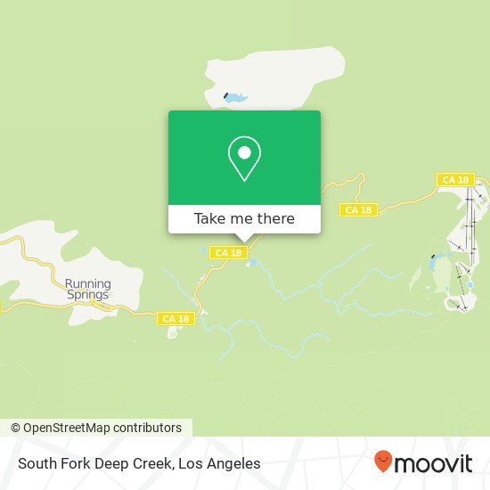 South Fork Deep Creek map